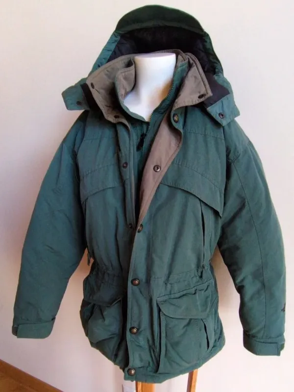 Women's Small - The North Face Goose Down Green Puffer Parka Warm Jacket - Image 3