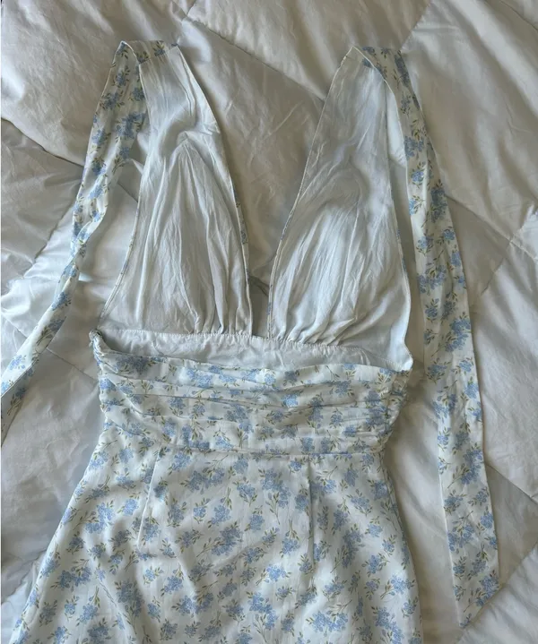 Princess Polly Brantley Floral White Mini Dress Size 4 - Image 9