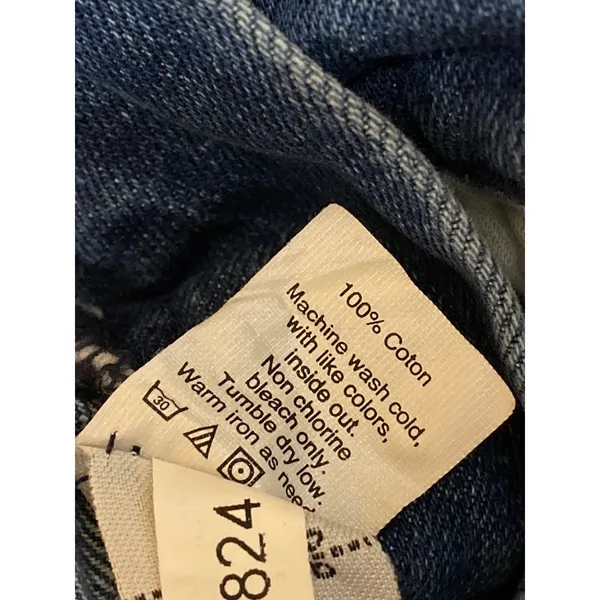 Madewell Adirondack Women's Blue Denim Jeans Shorts Overalls Jumpsuit Romper S - Image 4