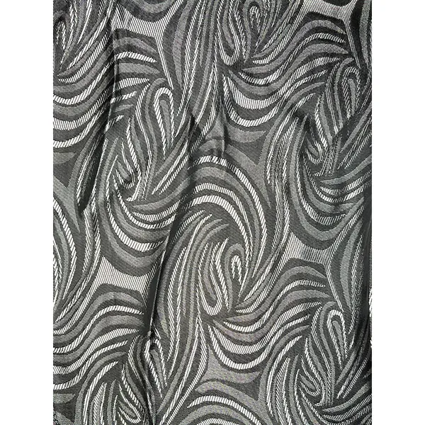 jacket blazer silver swirl boxy 1980s Size XL - Image 7
