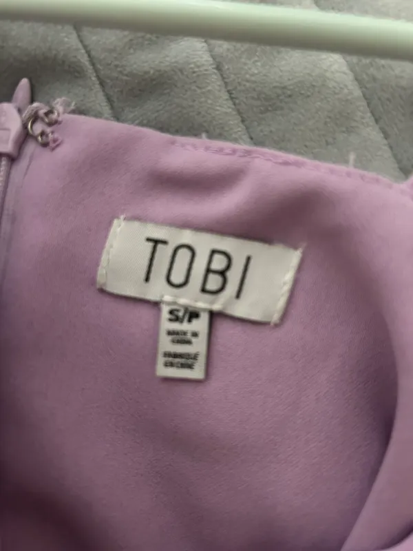 Tobi Lavender Tie Cocktail Dress - Image 8