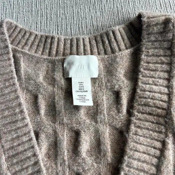 H&M Brown Cardigan - Image 3