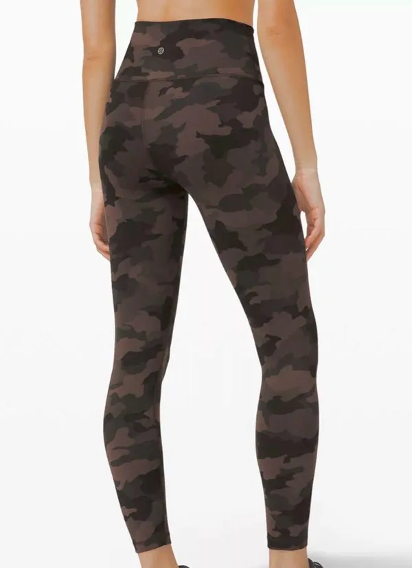 Lululemon Wunder Train High Rise Leggings Camo Size 4 - Image 3
