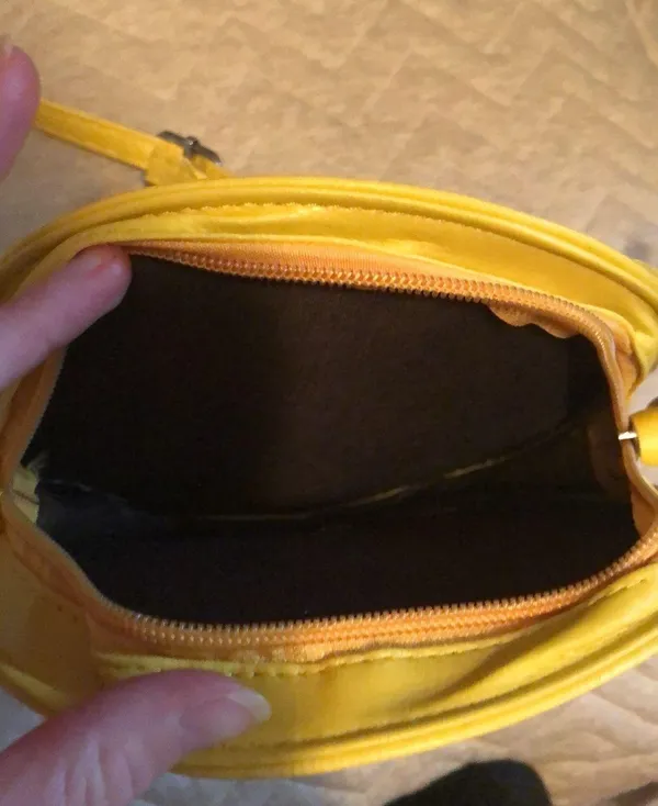 Lemon Slice Crossbody Purse Yellow - Image 2