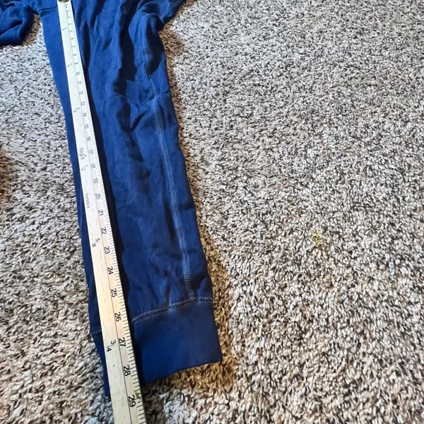 Old Navy Maternity Navy Blue Fleece Jogger Pants‎ High Rise Small S - Image 5