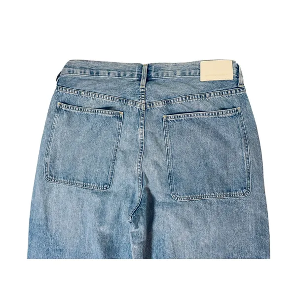 CITIZENS OF HUMANITY Size 32 Ayla Cargo High-Rise Wide-Leg Jeans Light Wash - Image 11