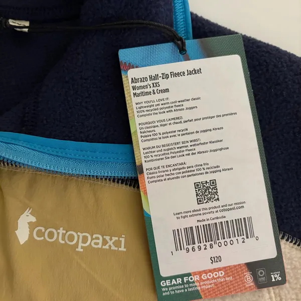 NWT! Cotopaxi Abrazo Half-Zip Fleece Jacket - Image 6