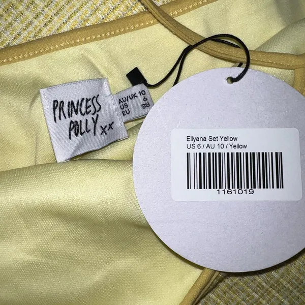 Princess Polly Ellyana Set in Yellow Size 6 New with tags - Image 9