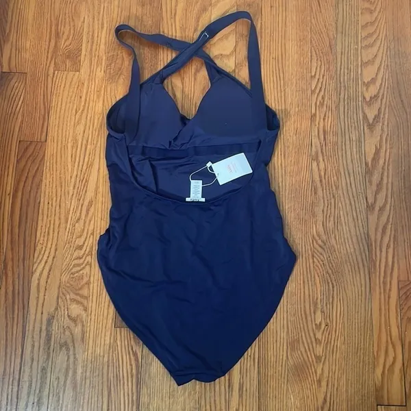 Andie Swim The Tulum One‎ Piece Swimsuit Navy Size Medium NWT - Image 4