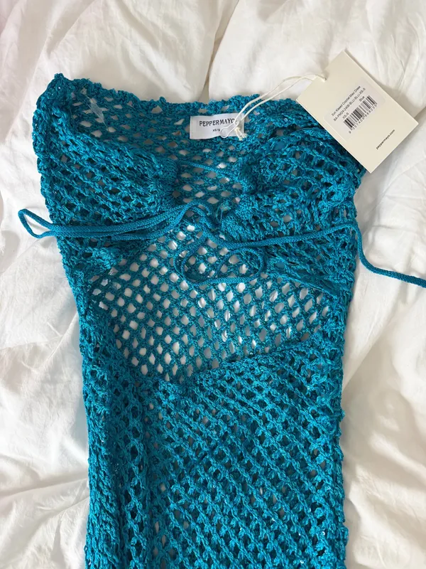 Peppermayo Crotchet Maxi Dress - Image 4