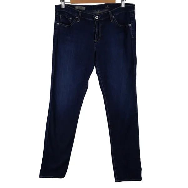 AG ADRIANO GOLDSCHMIED‎ Stilt Mid Rise Cigarette Leg Jean in Jetsetter size 32R - Image 3