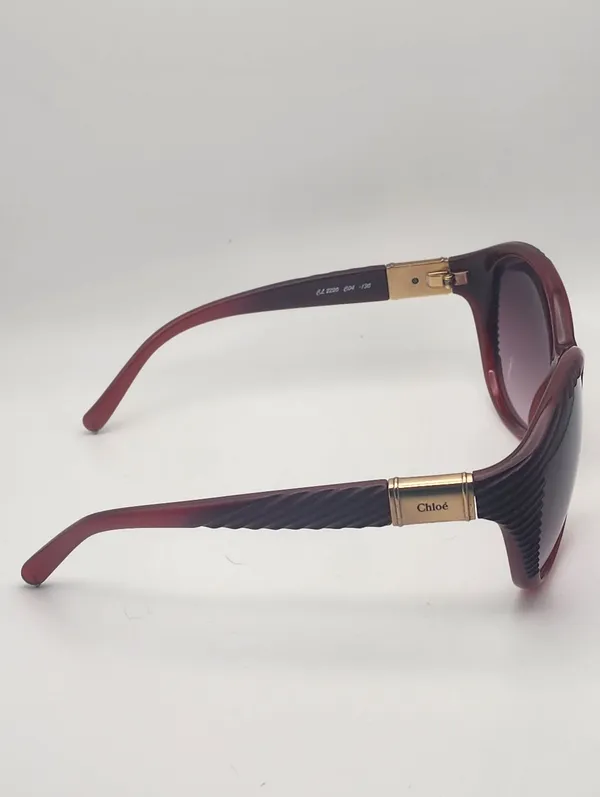 Chloé Red Sunglasses - Image 8