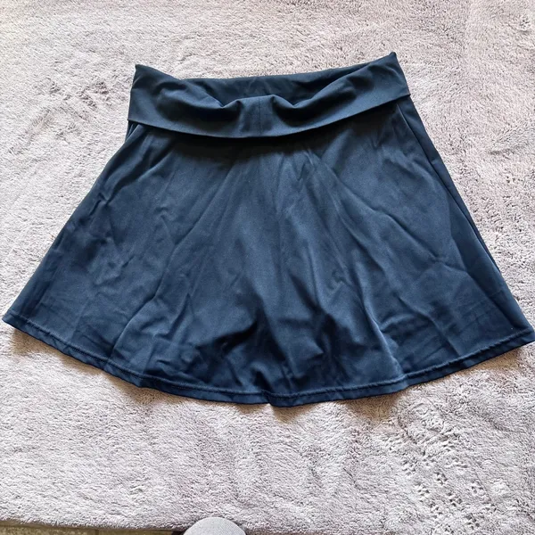 QINSEN Black Athletic Skort with Built-in Shorts Tennis Golf Running Size L - Image 6