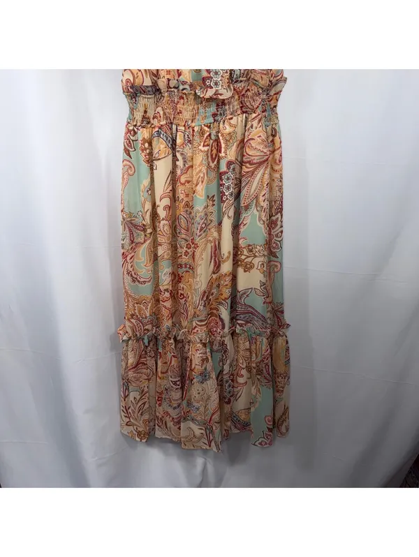 Blu Pepper Paisley Flutter Sleeve Maxi Dress M NWT - Image 10