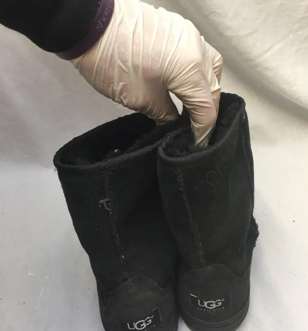 Mini UGG Black Boots Size: 5 - Image 5