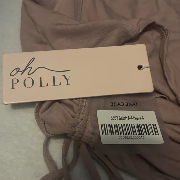 Oh Polly Lilac Ruched Crop Tank Top Summer Baddie Coquette Girl Festival Pin Up - Image 13