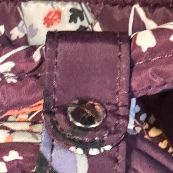 Vera Bradley Ultralight Active Duffel Bag Pressed Flowers Purple Travel Gym - Image 9