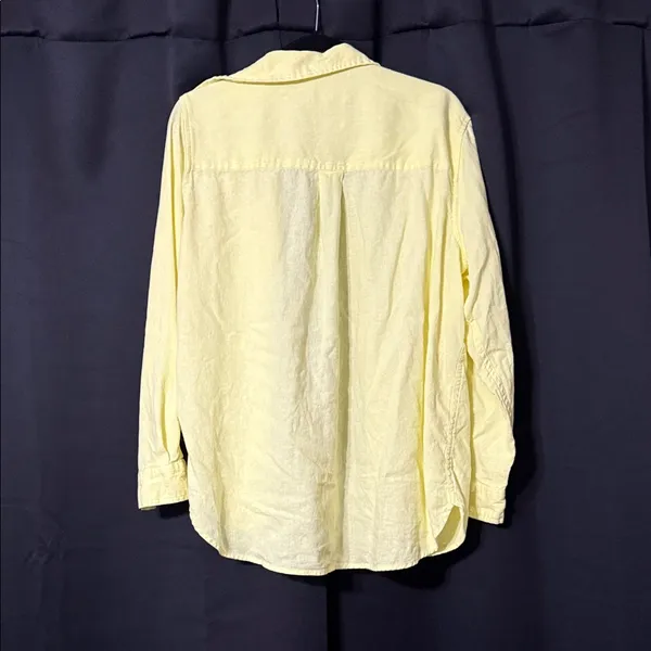 Universal Thread Pale Yellow Button-Down Shirt - Image 3