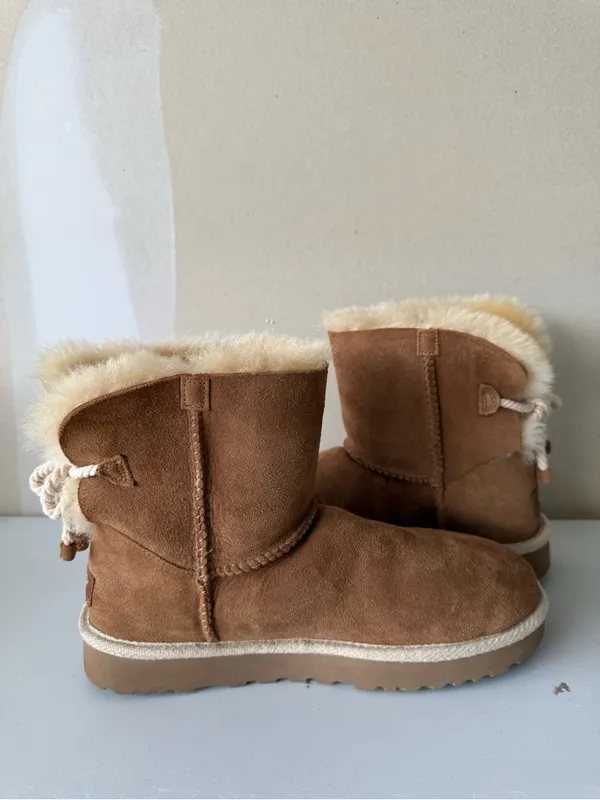 UGG Australia Selene Rope Bailey Bow Boots - Image 8