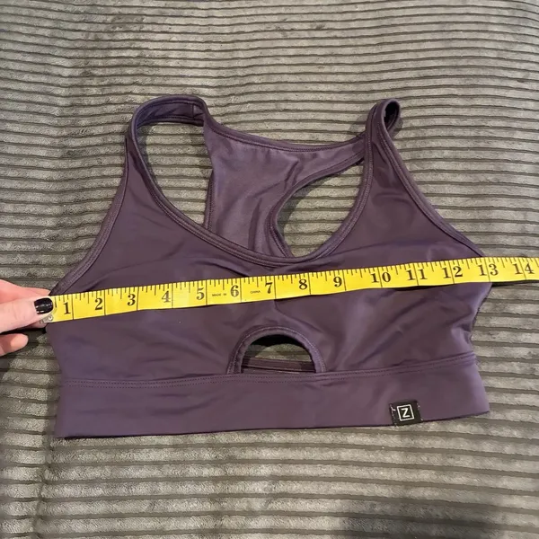 Zella Women's Yoga Sports Bra Purple Shake Size XS - Image 5
