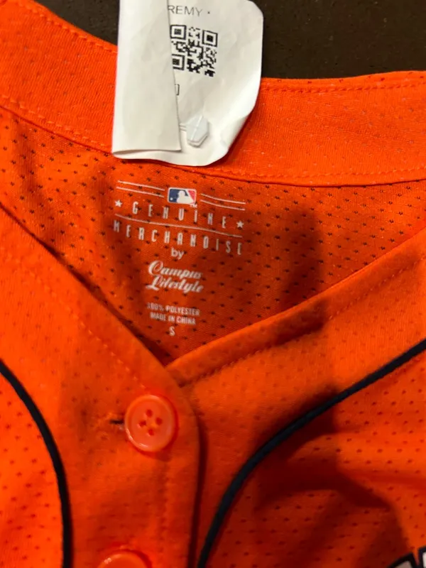 Detroit Tigers Mesh Baseball Jersey Orange - Image 5