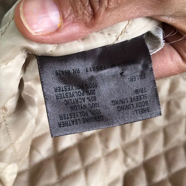 WILSONS LEATHER Tan Suede and Faux Fur Coat Size M - Image 10