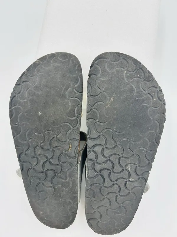 Birkenstock Gizeh Silver Metallic Thong Sandals Womens EUR 39 US 8-8.5 Regular - Image 11