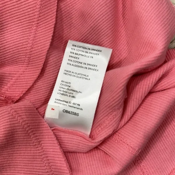We the free pink ribbed tank top size extra large - Image 6