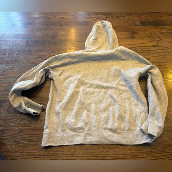 Nike Gray Hoodie Sweatshirt - Image 4