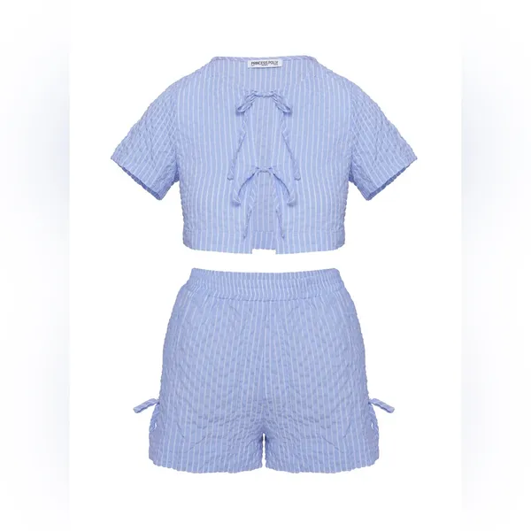 NWT Princess Polly Rinna Set Bue Stripe - Image 3