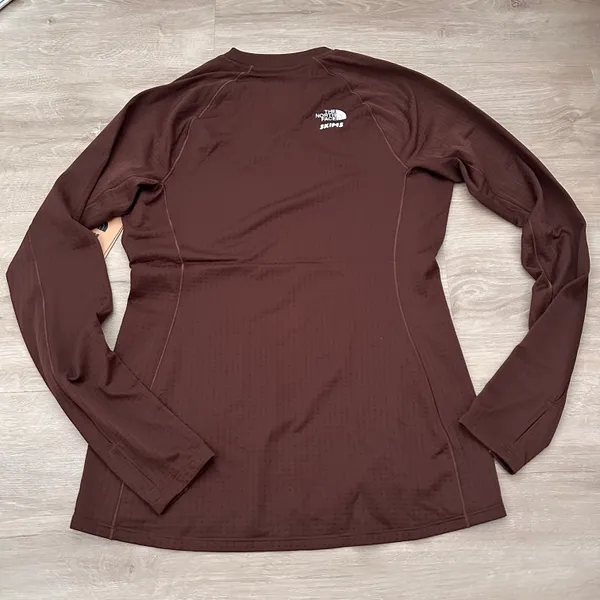 SKIMS THE NORTH FACE X DOTKNIT LONG SLEEVE TOP in cocoa - Image 7