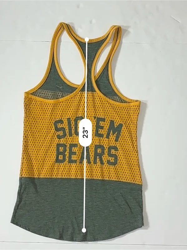 Nike Baylor Bears Dri-FIT Racerback Tank Women’s Small Green Gold NCAA - Image 7