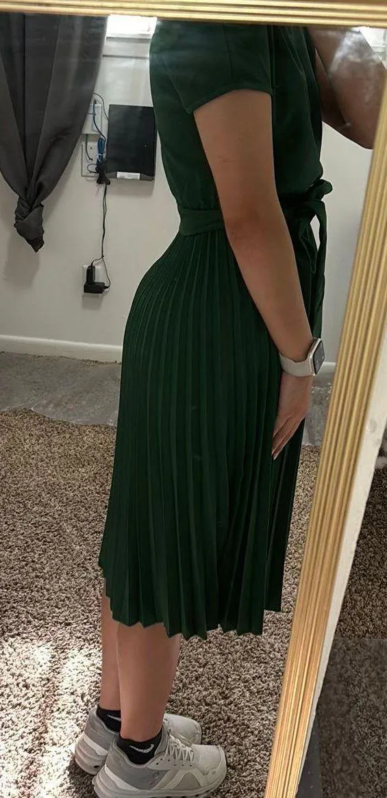 Dark Green Dress Size XXS - Image 3