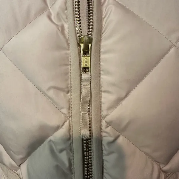 J. Crew Beige Quilted Vest - Image 4