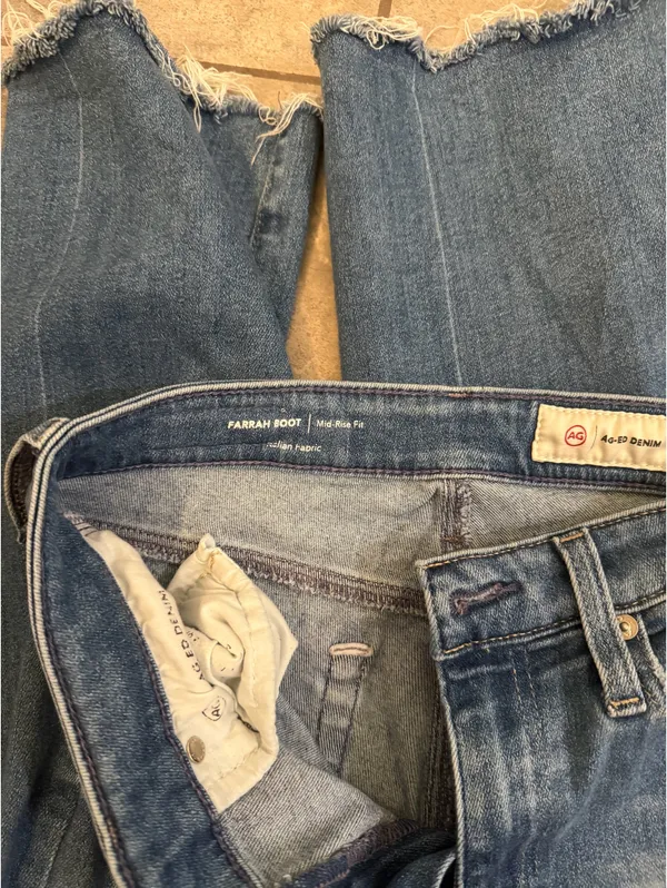 AG Adriano Goldschmied Farrah mid rise boot jean - Image 4