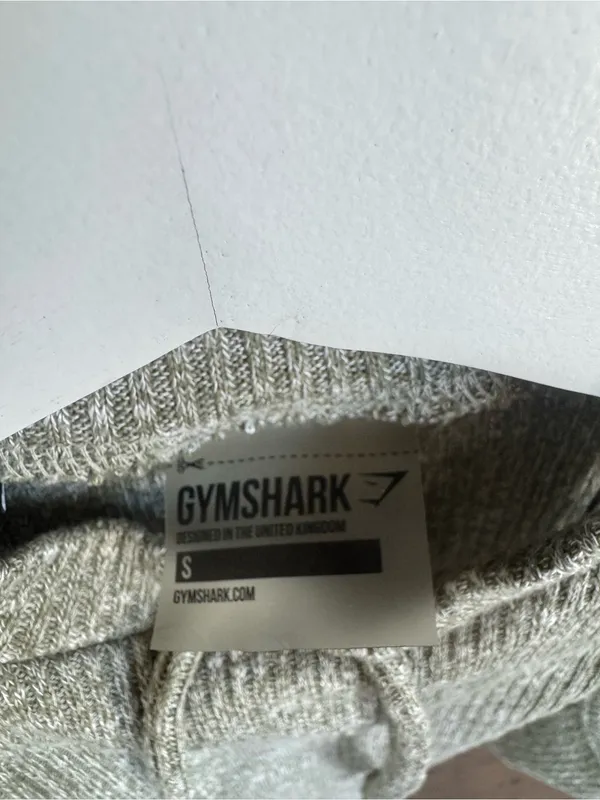 Gymshark Sleeveless Knit Drawstring Crop Tank Top - Olive Green - Image 2