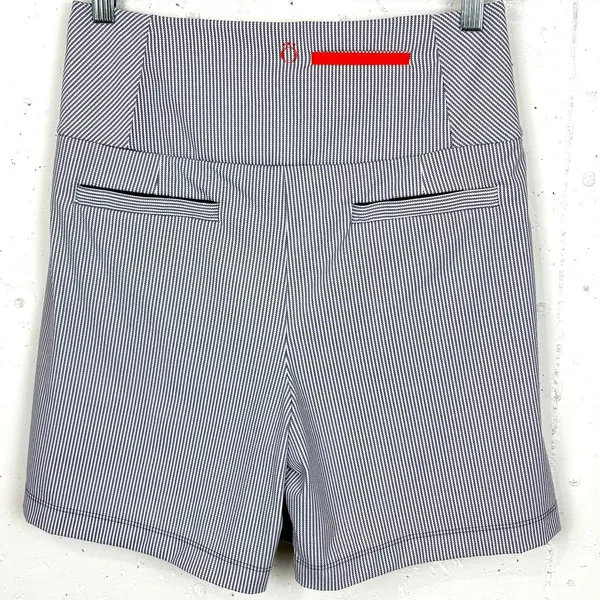 Kinona Womens Golf Skort Italian Nylon Stretch Fabric Navy Blue Stripe Size XS - Image 4