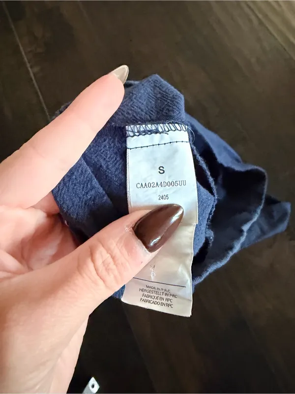 CUPSHE Navy Stretch Waist Pocket Shorts - Image 3