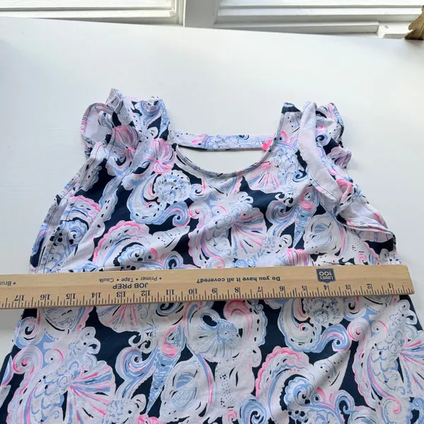Lilly Pulitzer Dani Ruffle Sleeve Dress Size S It's for‎ shore - Image 6