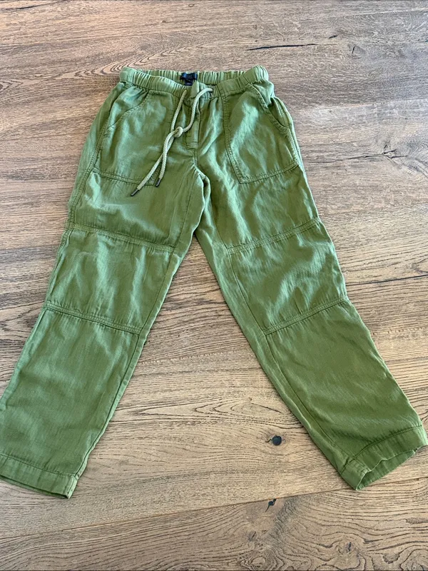 J. Crew Olive Green Cropped Cargo Pants NWT 4 - Image 2