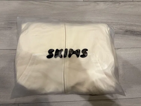 Skims French terry zip up hoodie Size xs - Image 3