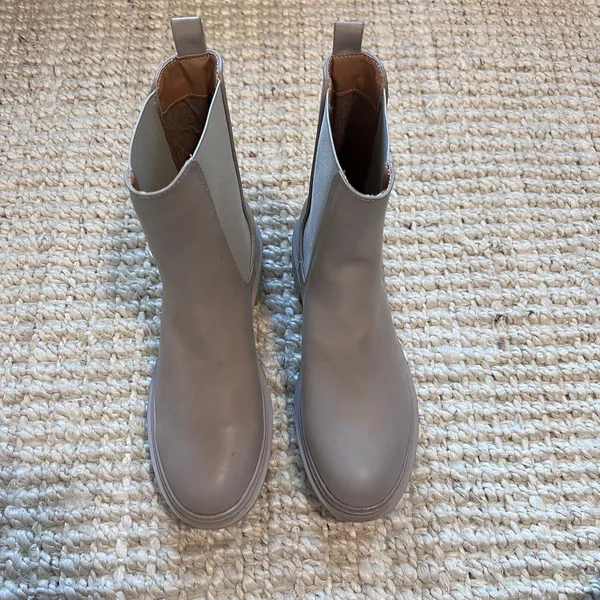 Anna Field Lug Sole Boot Sz 9 Gray - Image 9