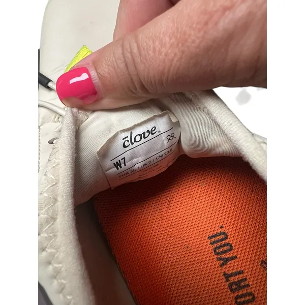 Clove Lemon Aid Slip On Leather Nursing, Hairstylist, Barber Sneakers 7 - Image 11