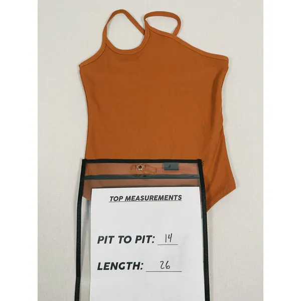 Abercrombie One Shoulder Cutout Bodysuit Small Brown Ribbed Night Out Y2K Fall - Image 8