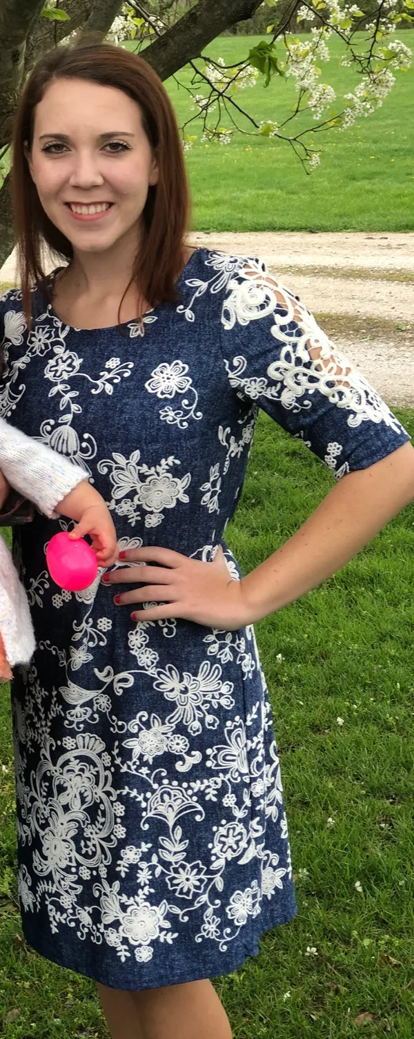 Jean Style Dress Blue - Image 2