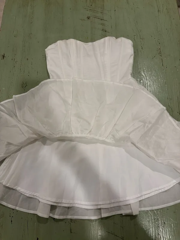 Showpo Mini Dress White - Image 3