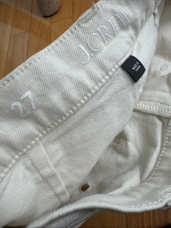 J.Crew Sailor denim trouser in ecru 27 - Image 6