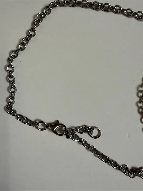 Demon Slayer Tanjiro Kamado Circle Charm Necklace. Never Worn - Image 5