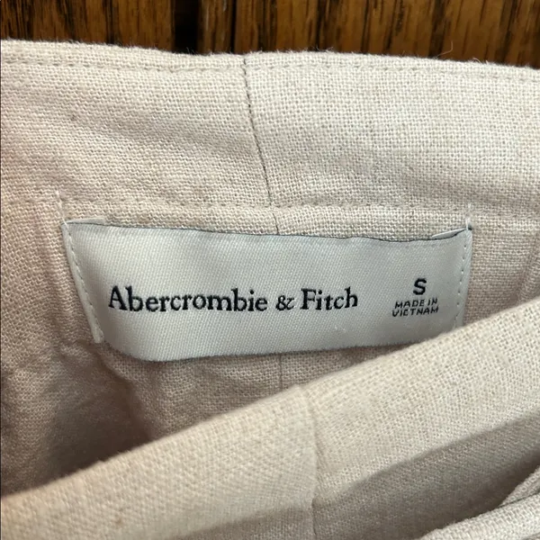 Abercrombie Belted Linen‎ Shorts Small - Image 3