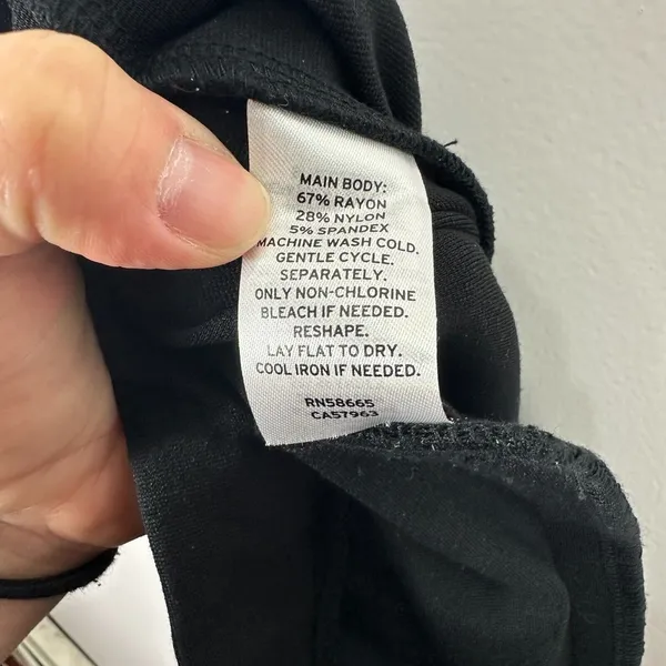 Nordstrom Rack Black Tailored Trousers Large Quiet Luxury Clean Girl‎ Minimal - Image 3